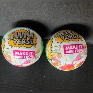 MGA MiniVerse Make It Mini Food --2 Balls